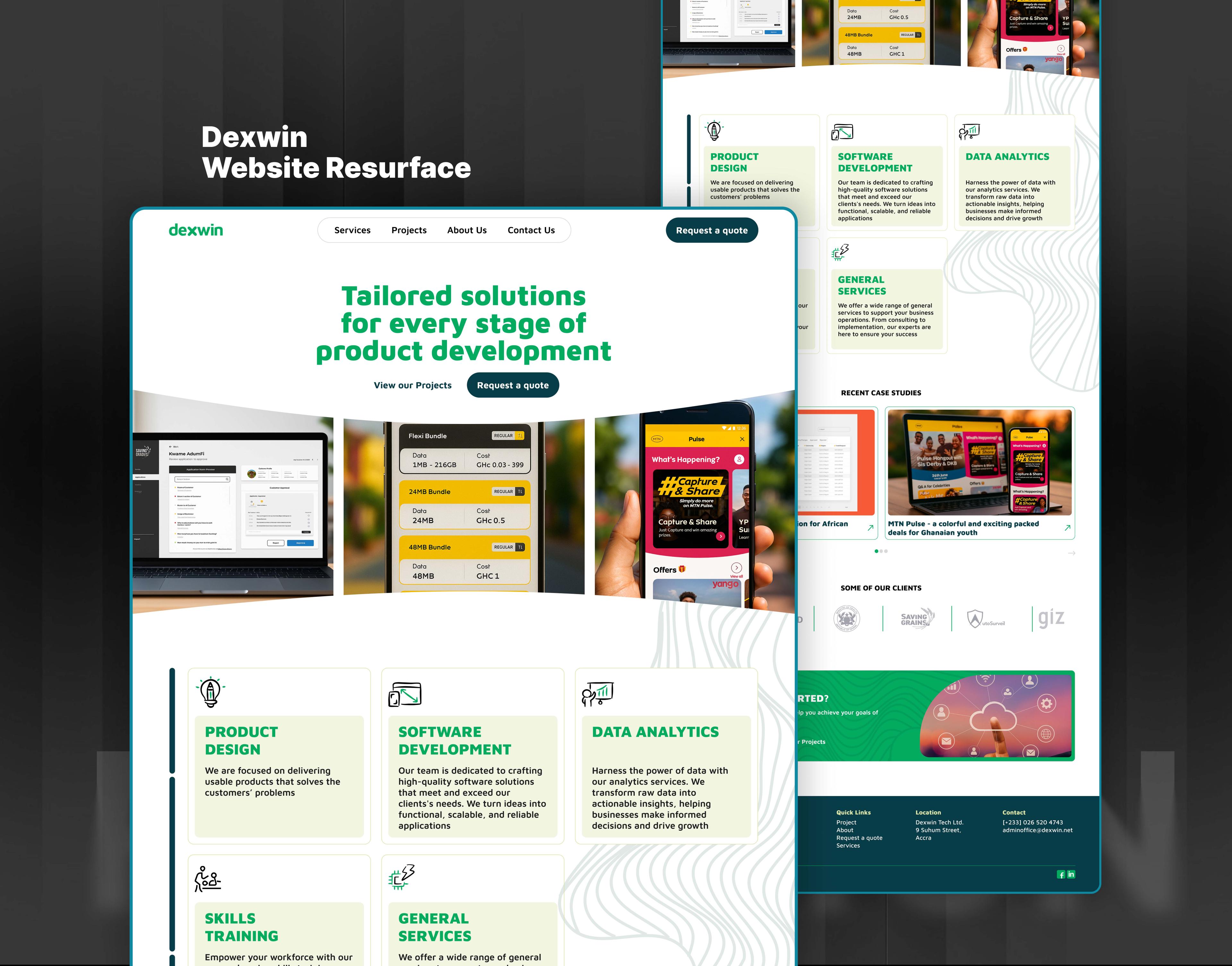 Dexwin Corporate Redesign