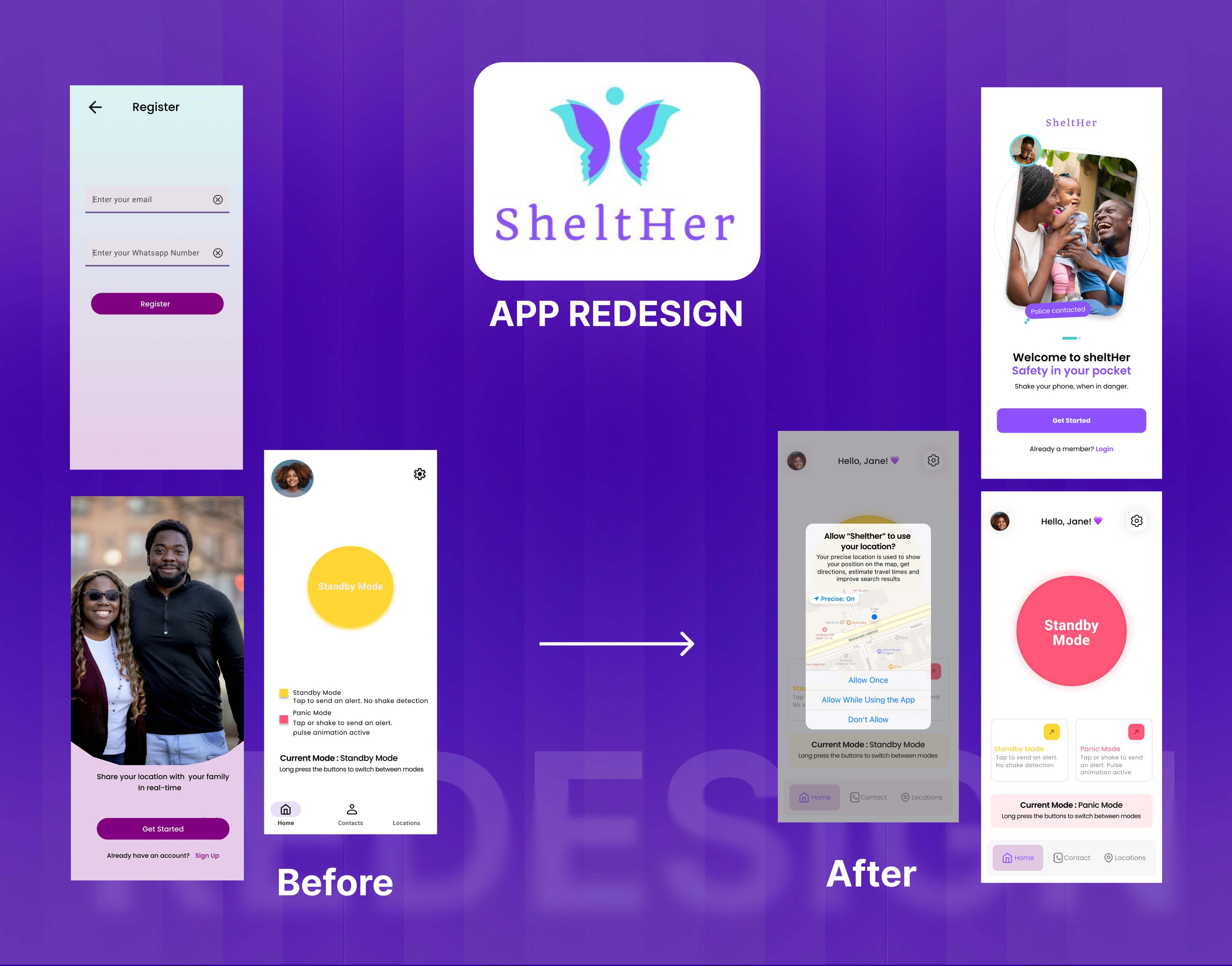 SheltHer Safe Space App